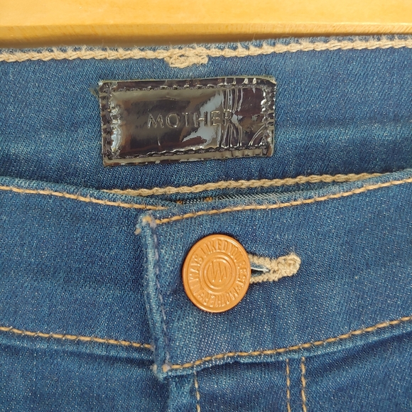 MOTHER The Runaway Flared Jeans Blue Skies & Promises Size 30 - Picture 9 of 16